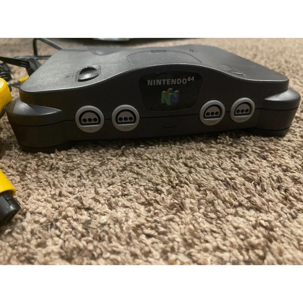 Nintendo 64 N64 Console System w/ 1 Controller & Cables, Tested